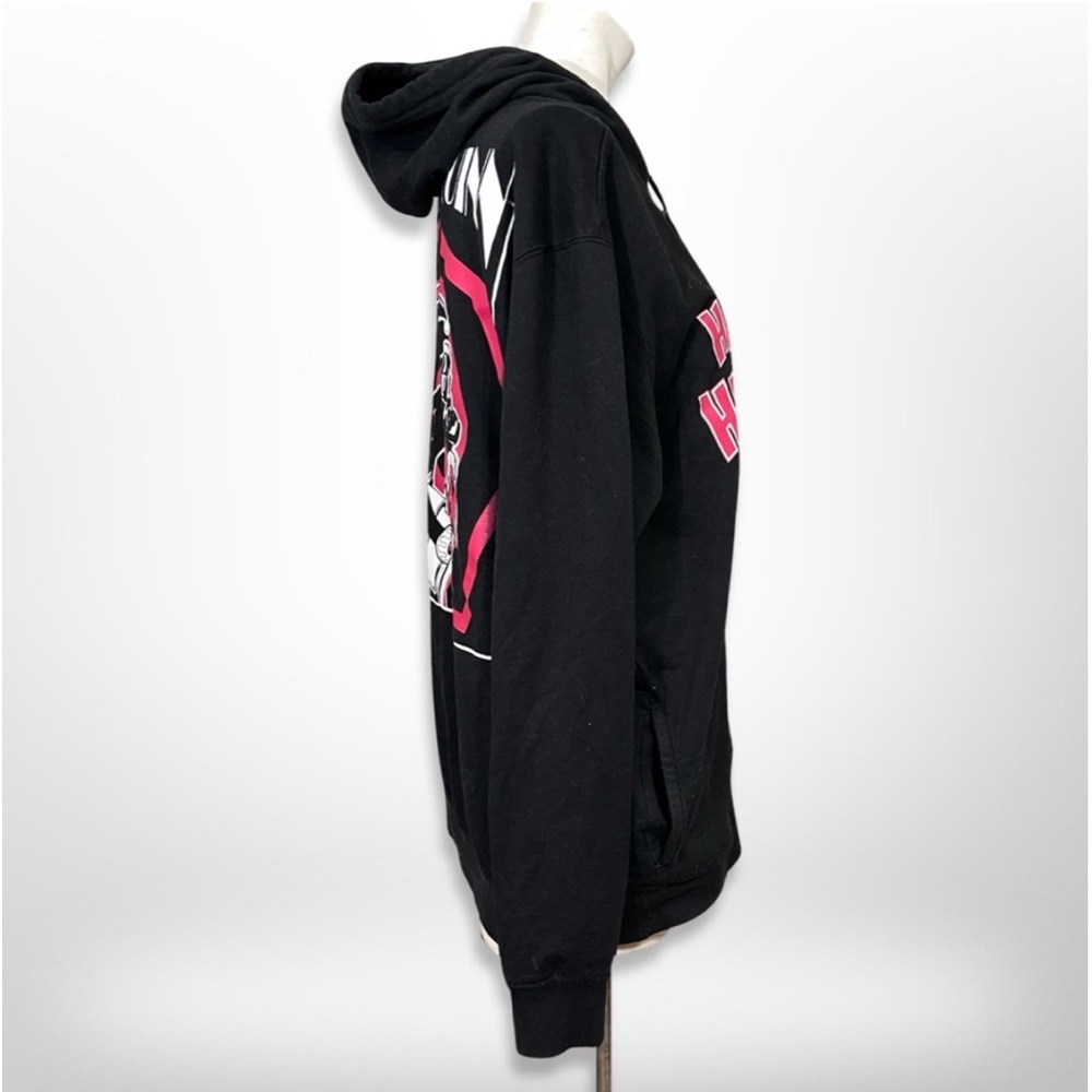 VTG 90's Harley Quinn DC Comics Thick Zip-up Jacket Women's XL - Picture 4 of 9